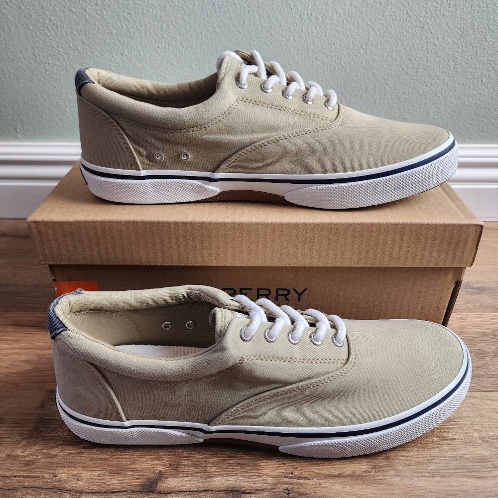 ❗️NWT❗️Sperry Men's Halyard CVO Khaki Seaker Size 12 - Picture 3 of 13
